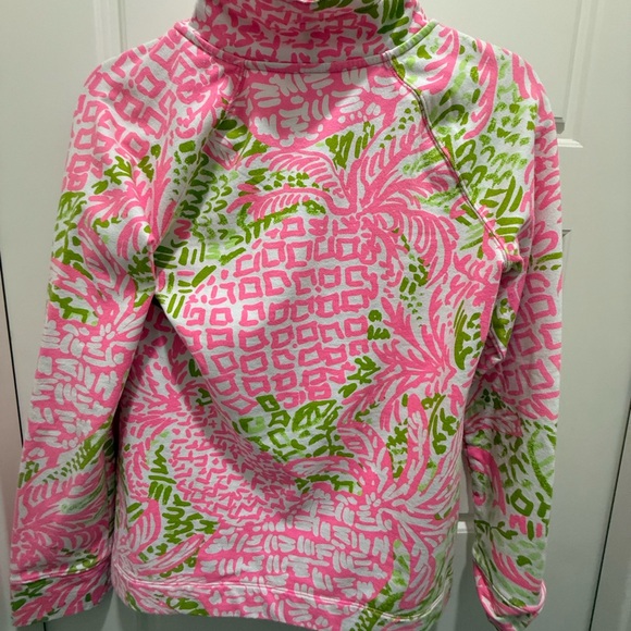Lilly Pulitzer Captain Popover - Pink Sunset Homeslice Pineapple. Size Small - Picture 3 of 7